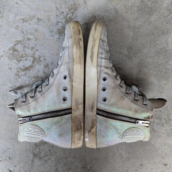 Golden Goose Glitter Francy High Top Sneakers - Picture 4 of 15